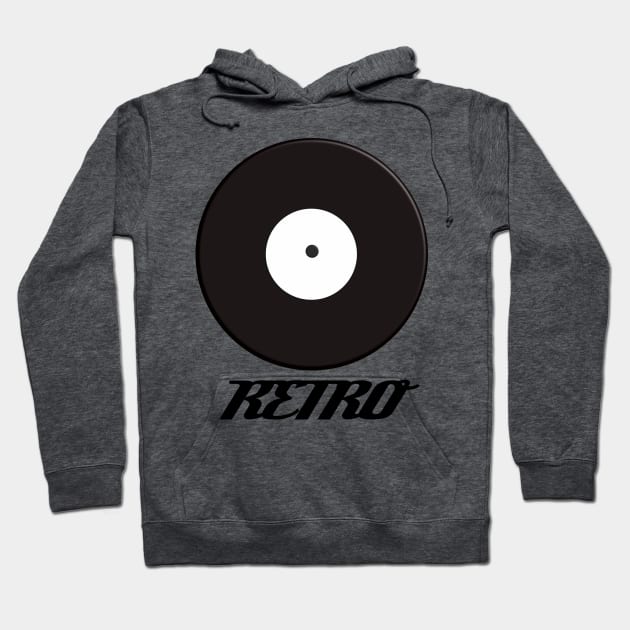 Retro Record Hoodie by Jmorris928